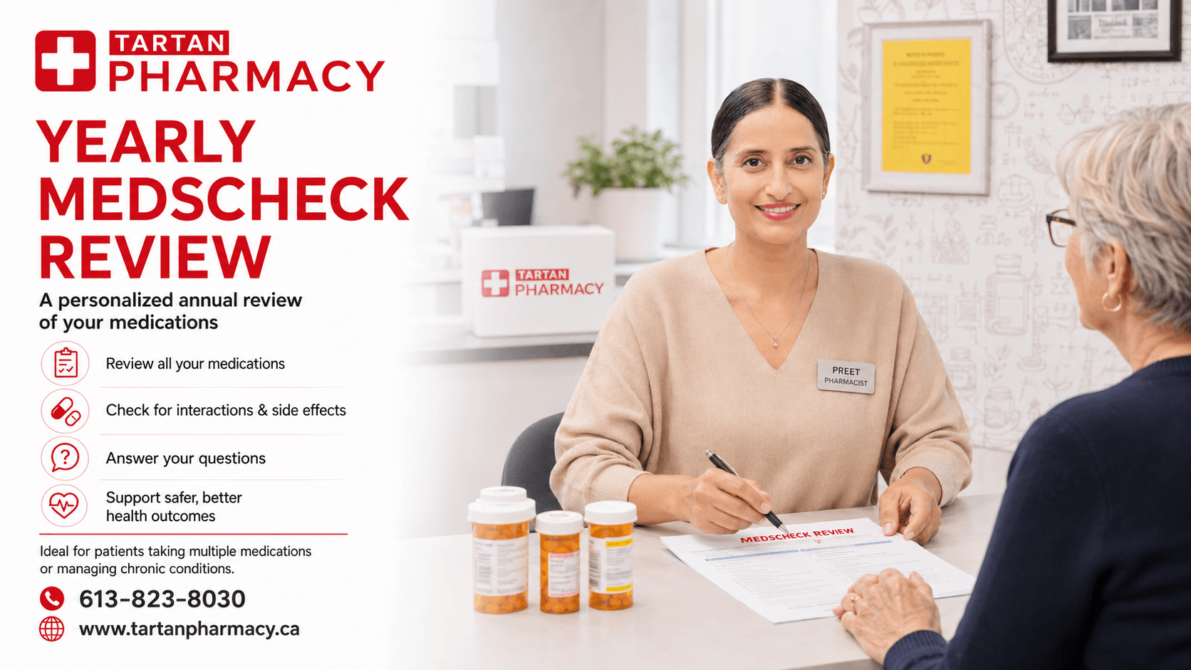 Why a yearly MedsCheck is worth the half-hour.